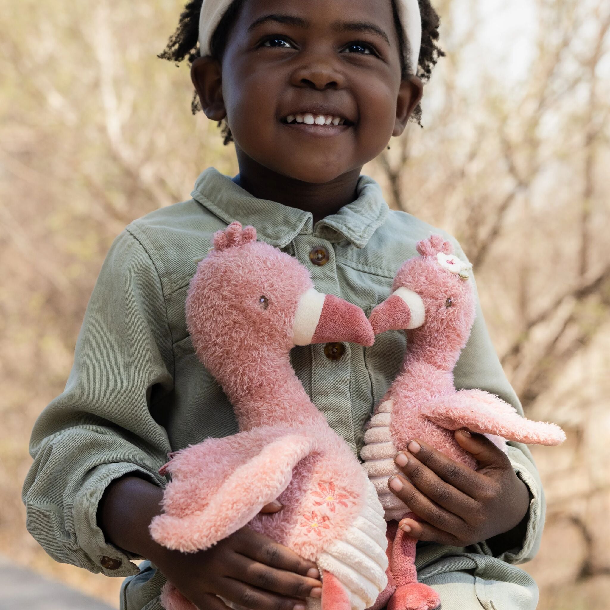 Kuscheltier Flamingo - Rosa - 35 cm