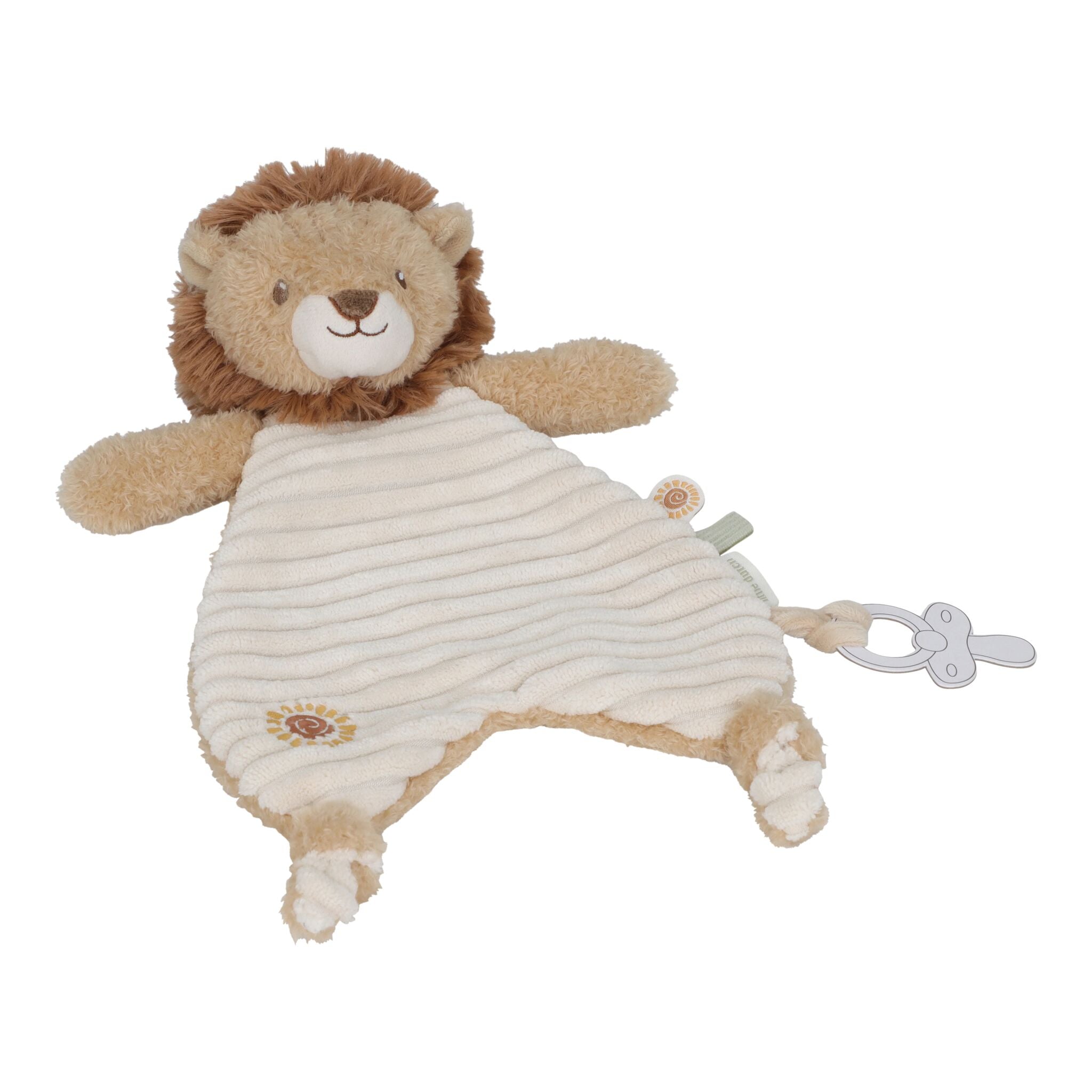 Kuscheltuch Löwe - Gelb