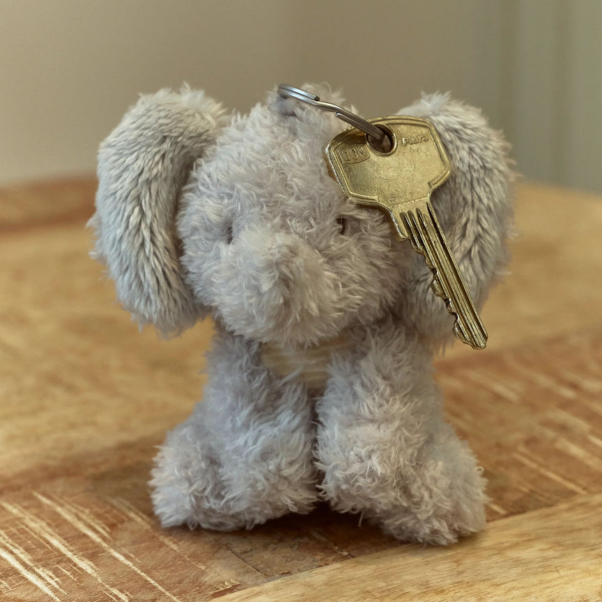 Keychain Elephant - Gray