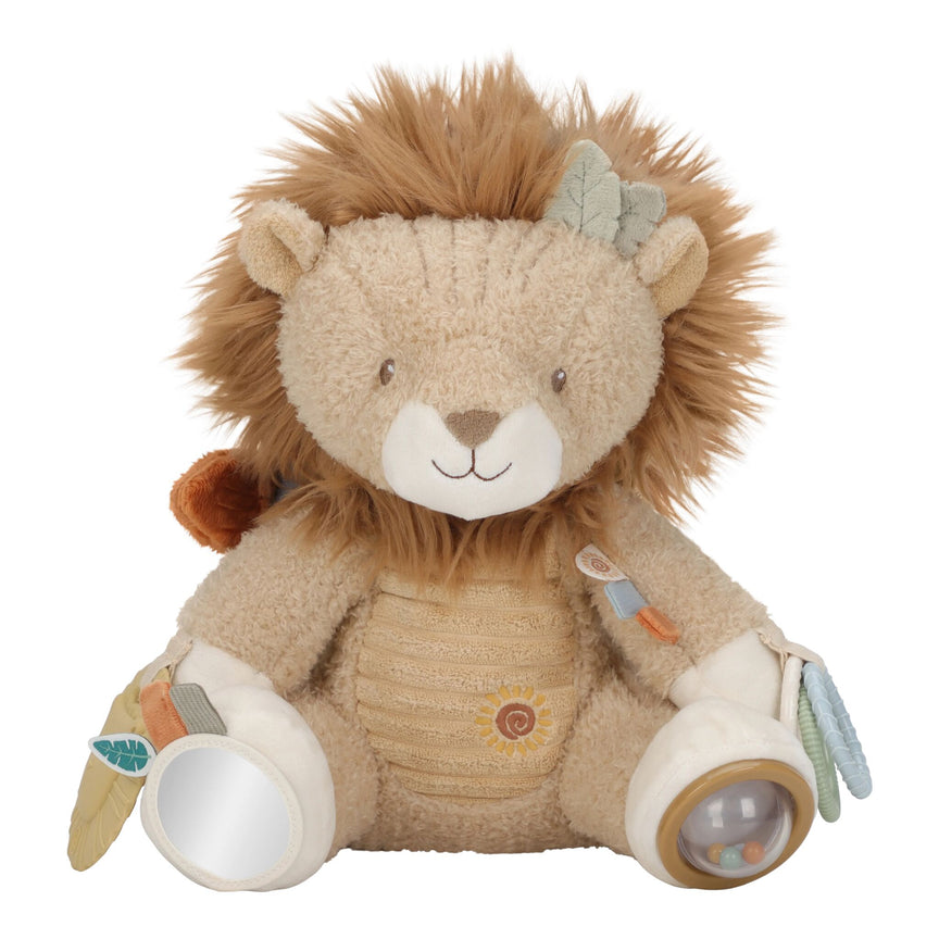 Activity cuddly toy Lion - Yellow