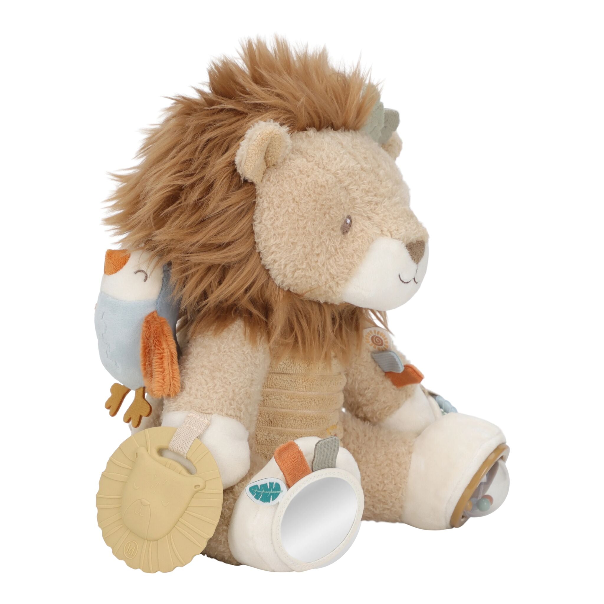 Peluche d'activité Lion - Jaune