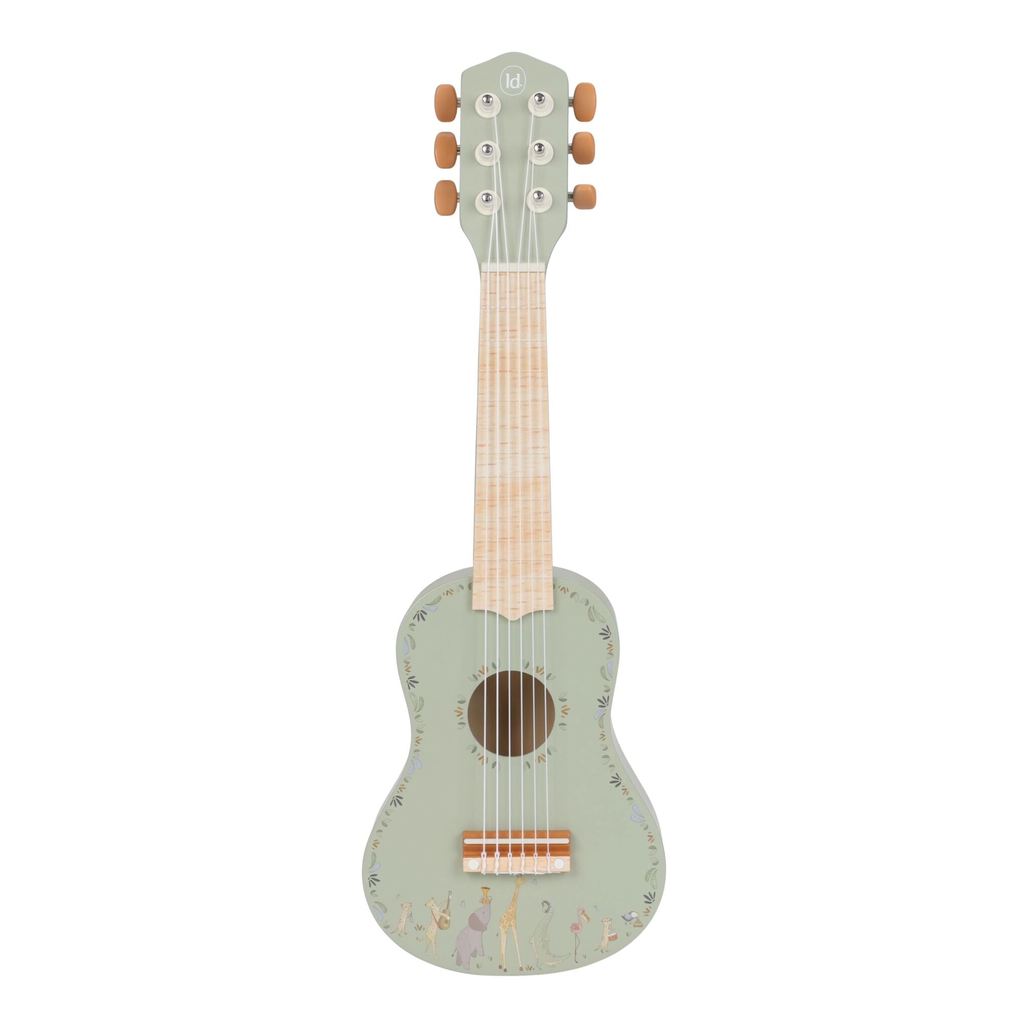 Wooden guitar - Green - Safari Friends