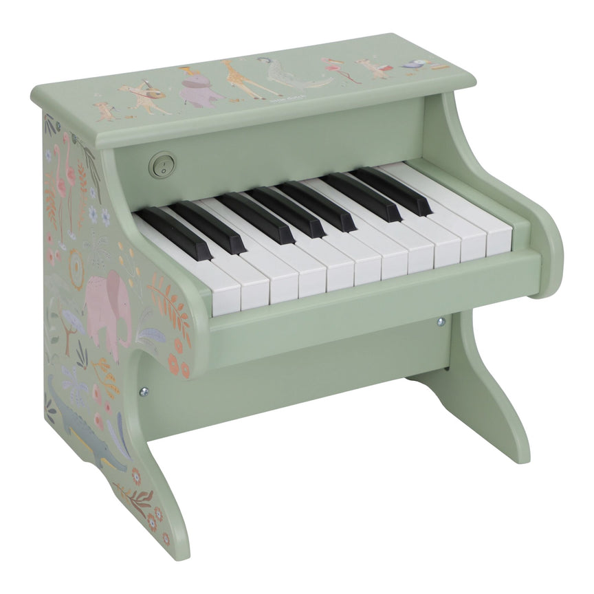 Wooden piano - Green -  Safari Friends