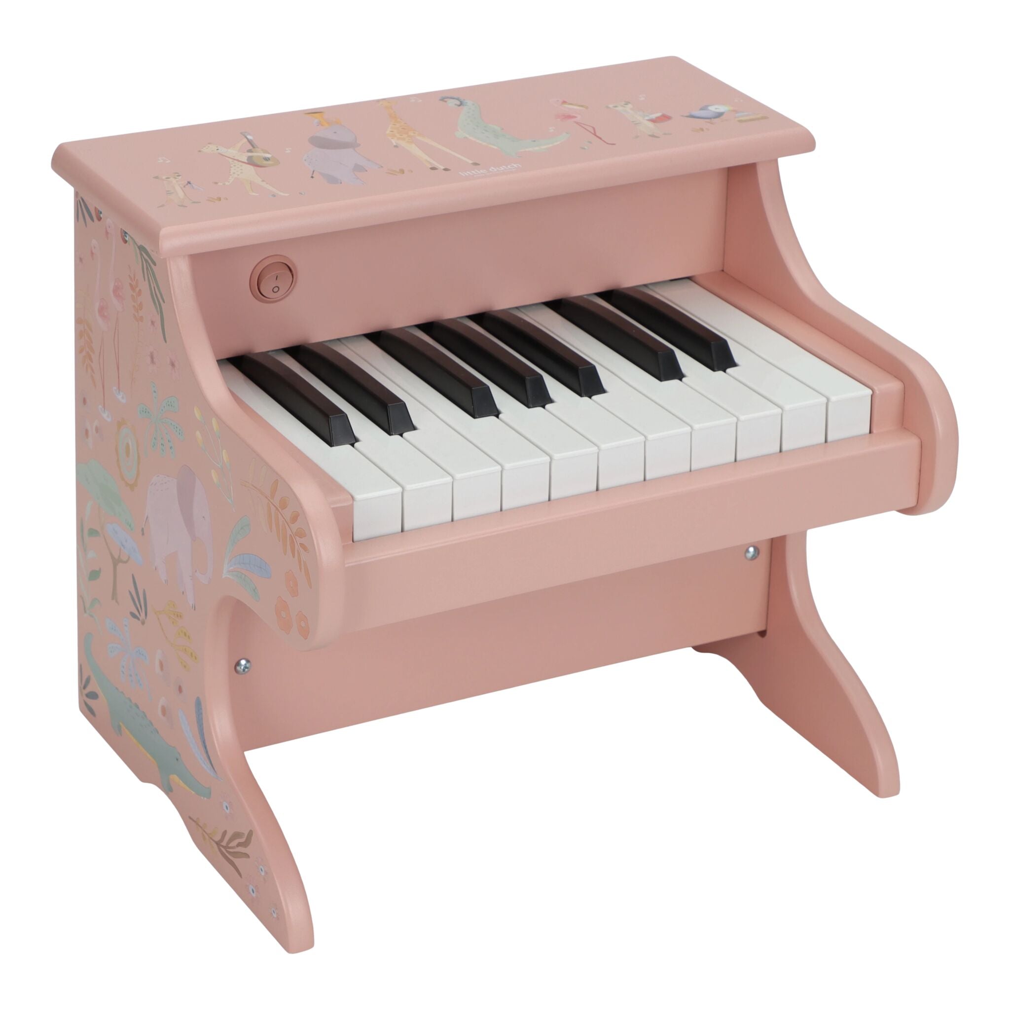 Wooden piano - Pink -  Safari Friends