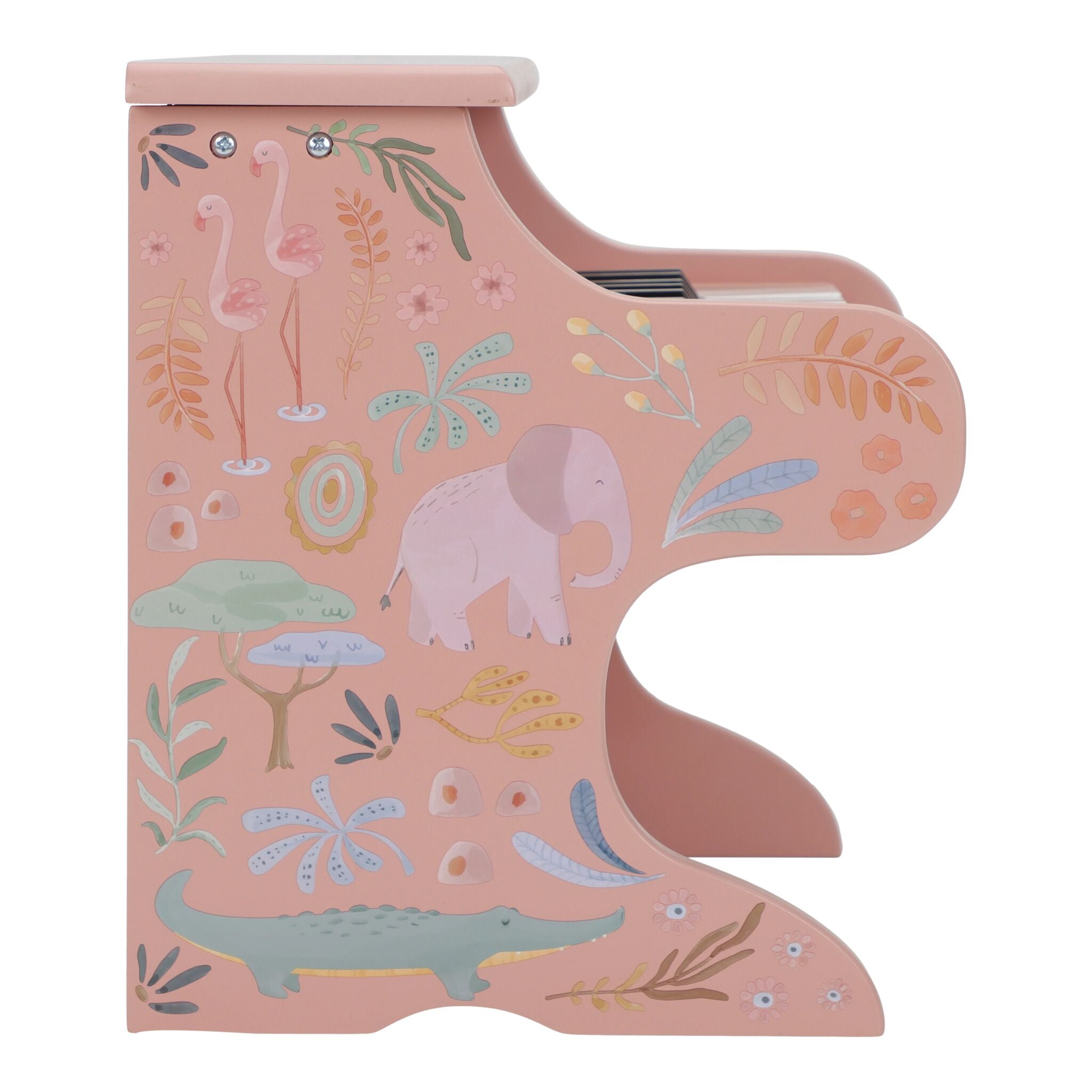 Wooden piano - Pink -  Safari Friends