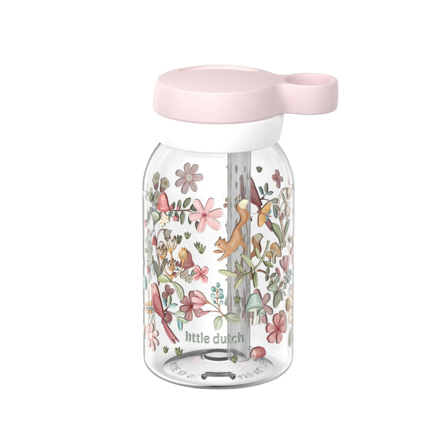Bouteille Mepal avec paille 450 ml - Rose