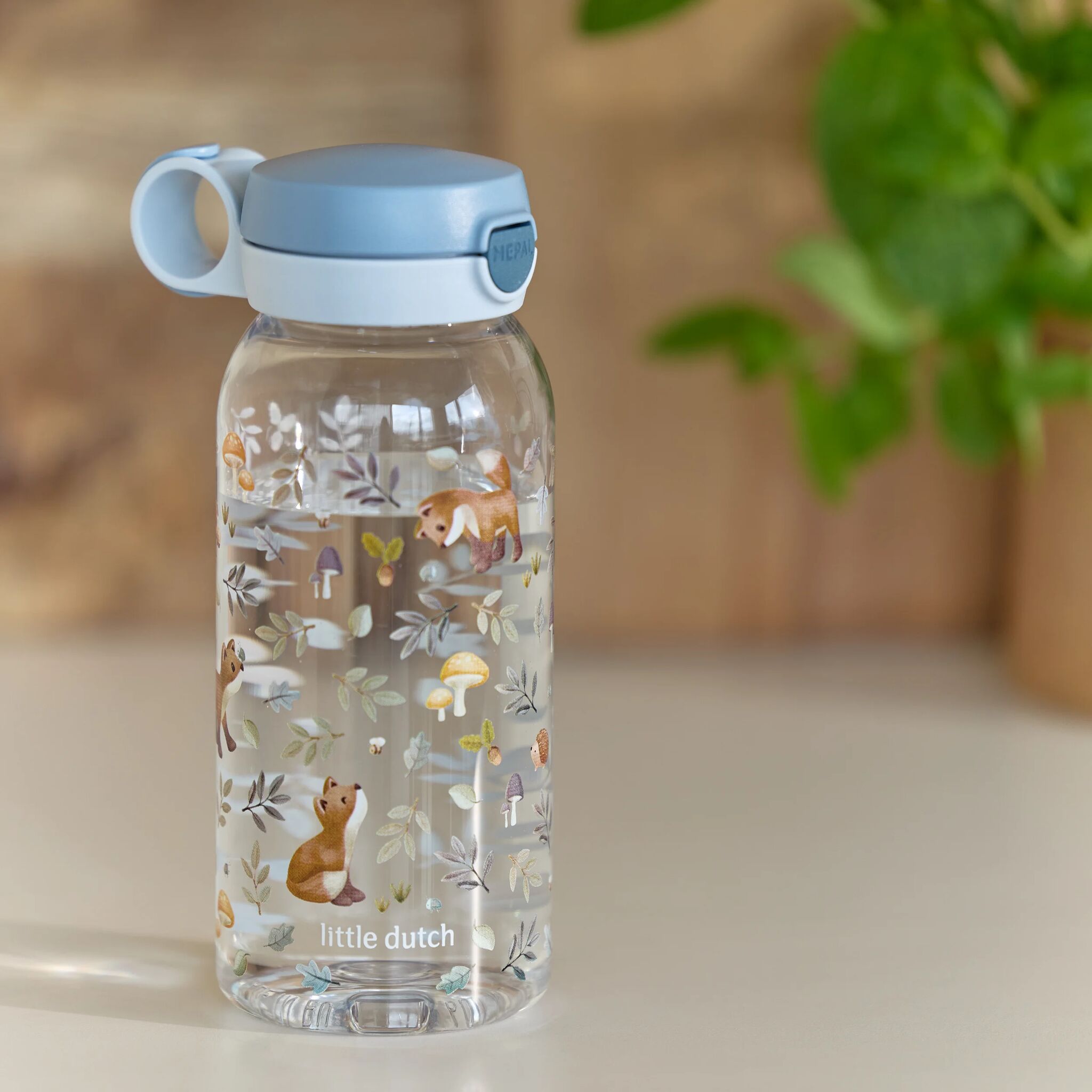 Mépal Gourde pop-up 600 ml - Bleu