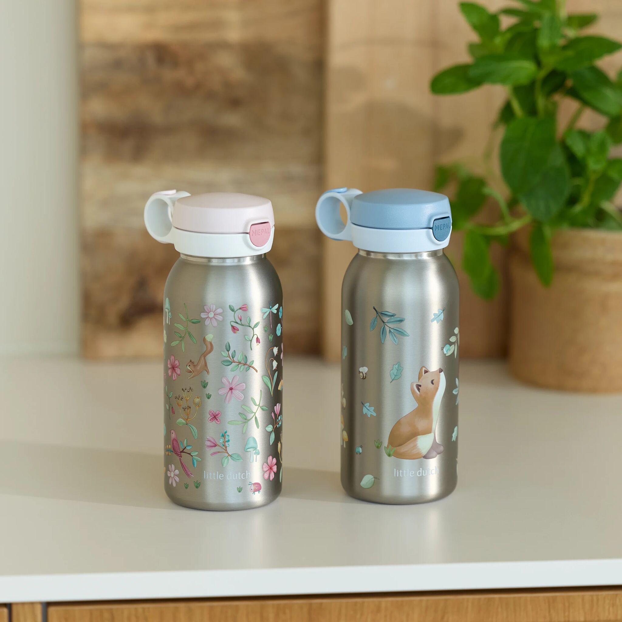 Mepal RVS drinkfles pop-up 600 ml