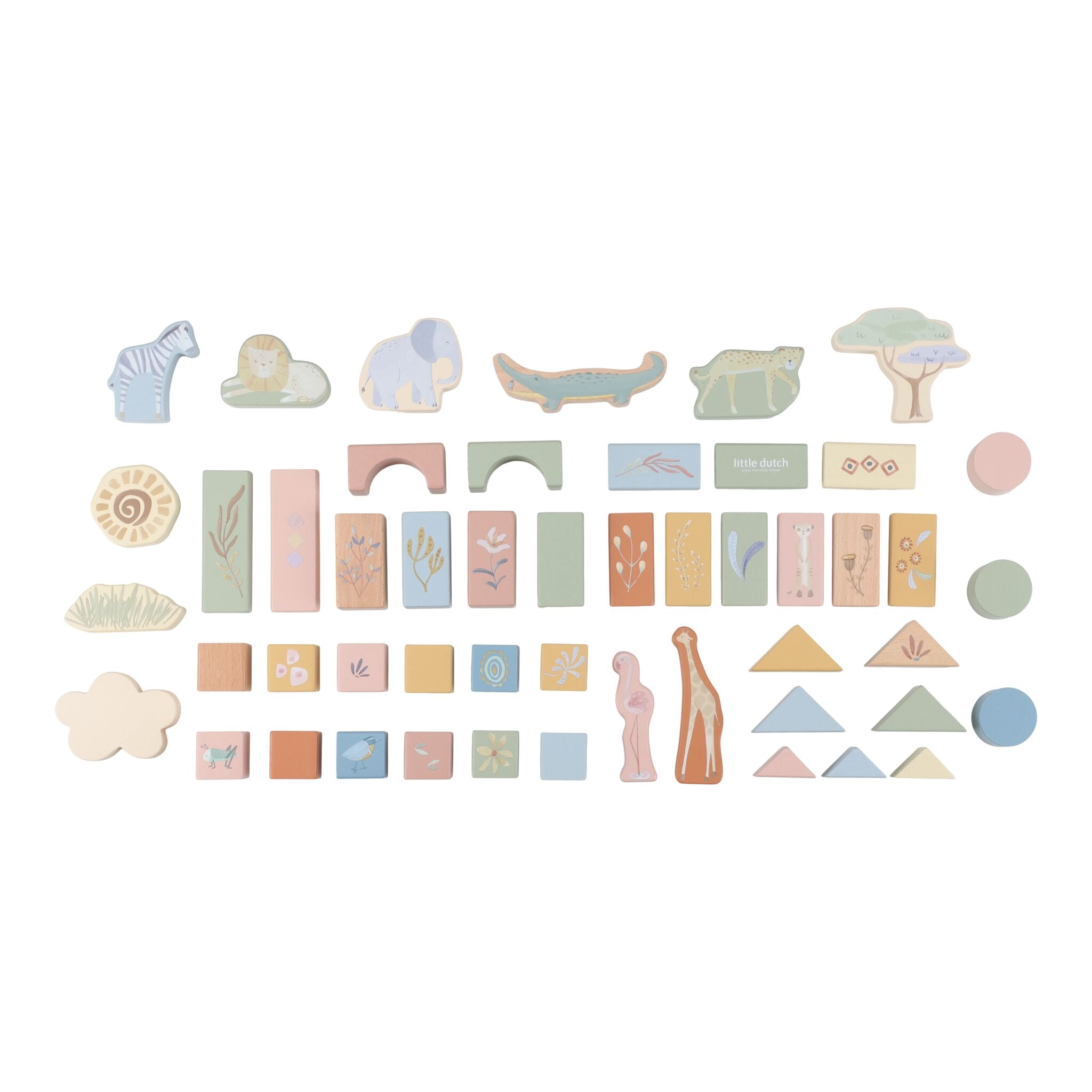 Wooden Building Blocks - Green