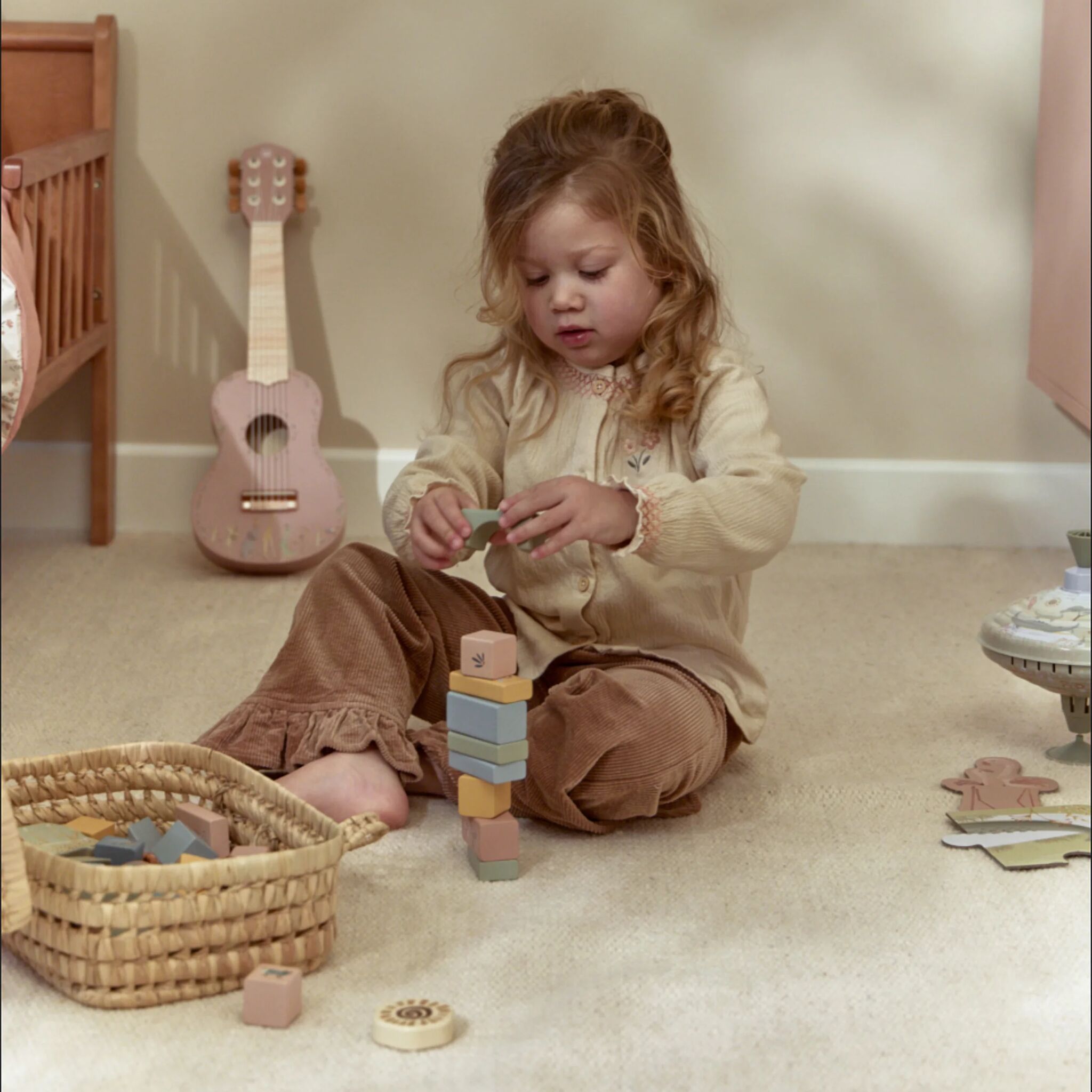 Wooden Building Blocks - Green
