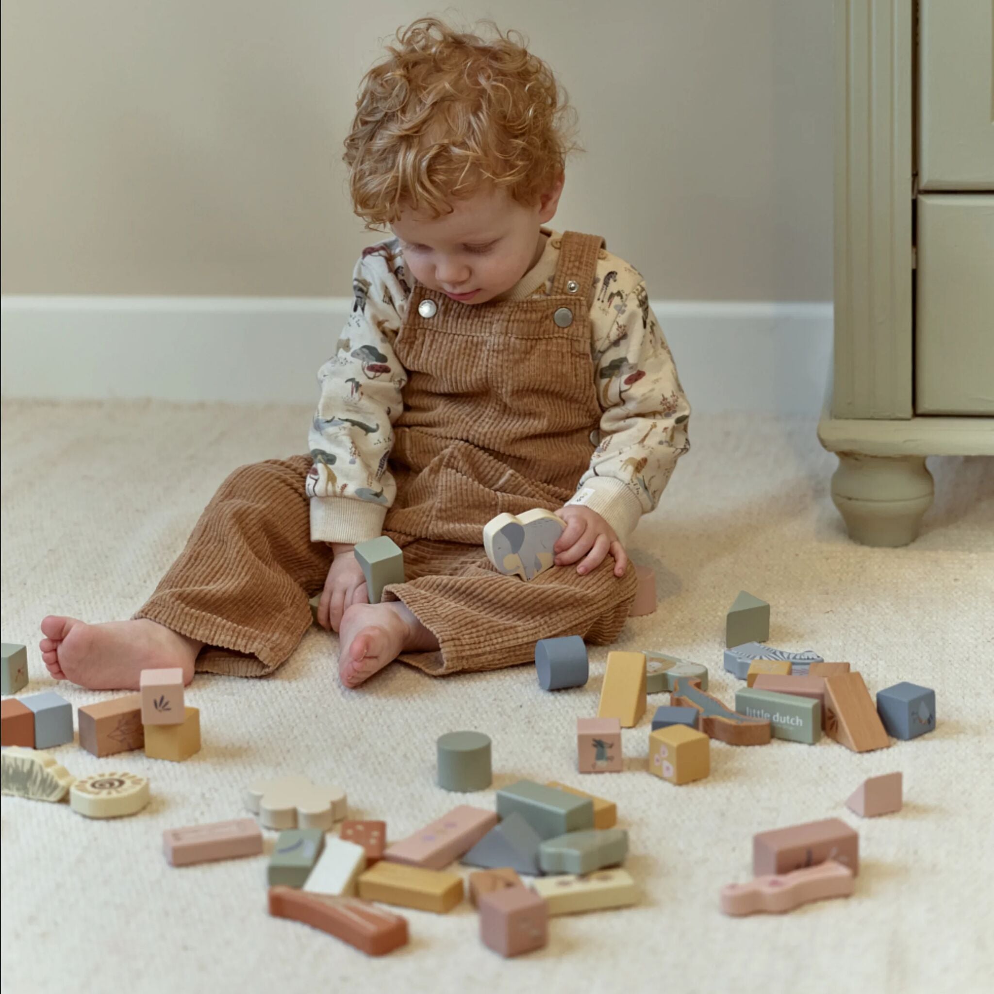 Wooden Building Blocks - Green