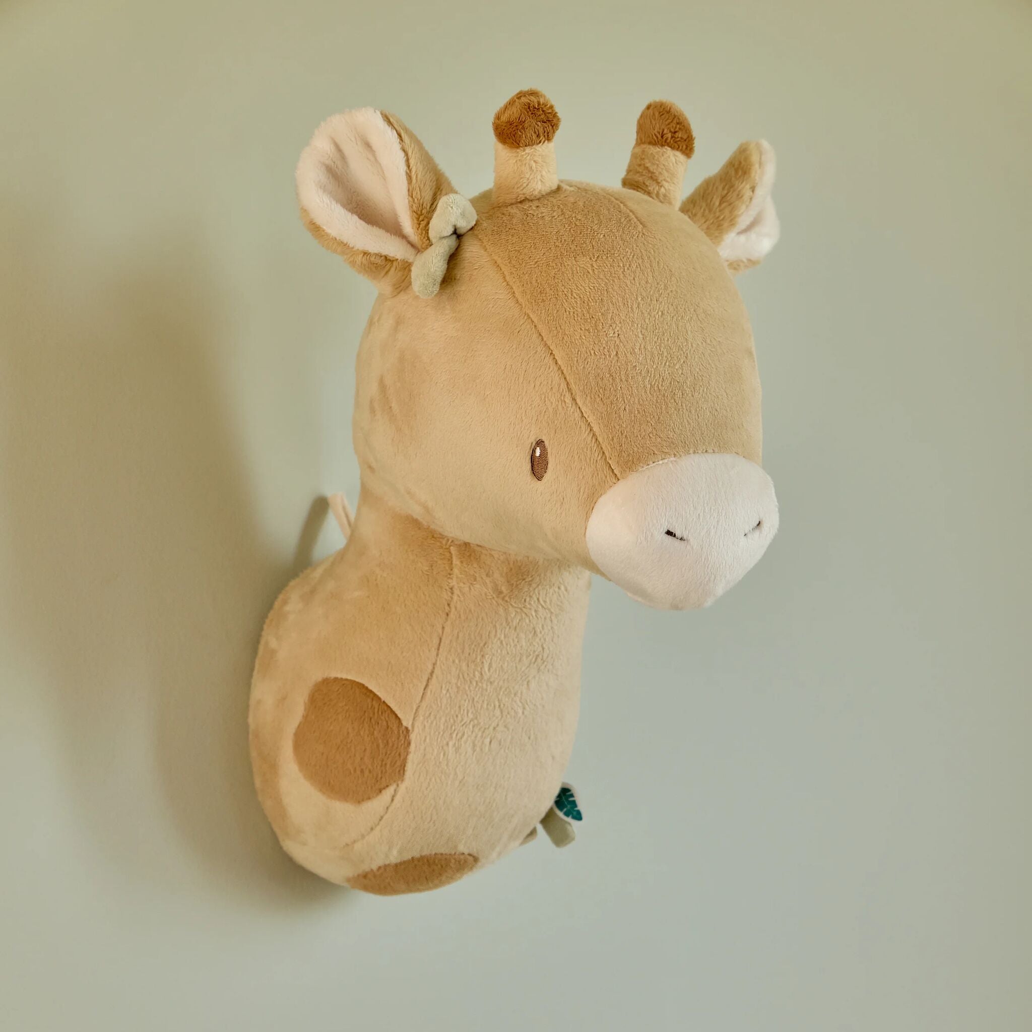 Trophée animal Girafe - Jaune