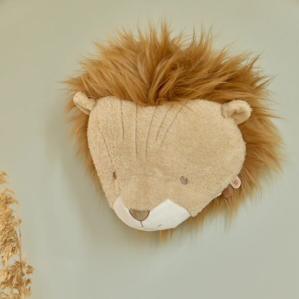Trophée animal Lion - Jaune