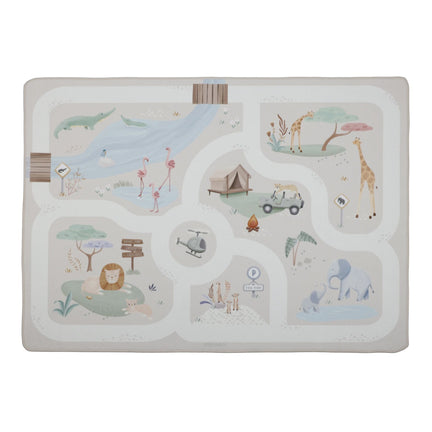 Car play mat Safari - Beige