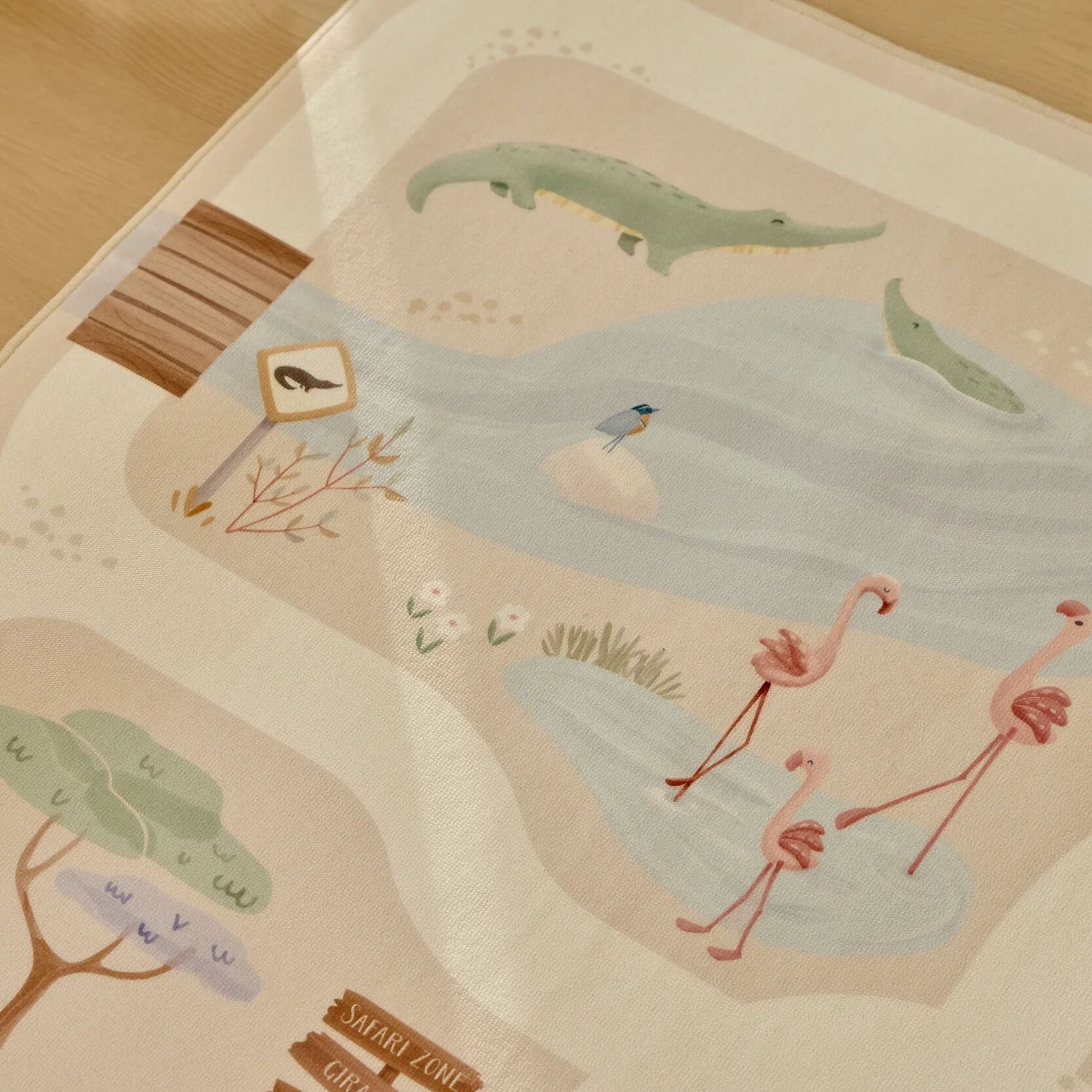 Car play mat Safari - Beige