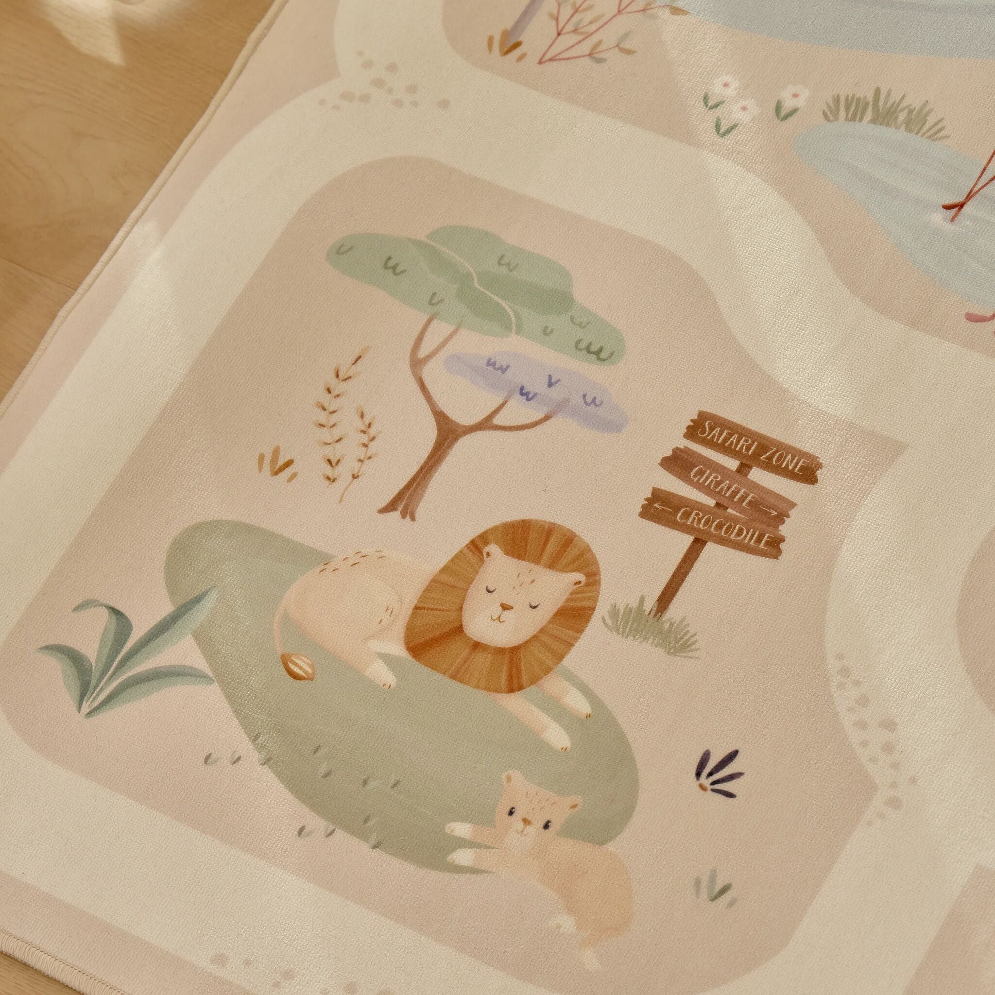 Car play mat Safari - Beige