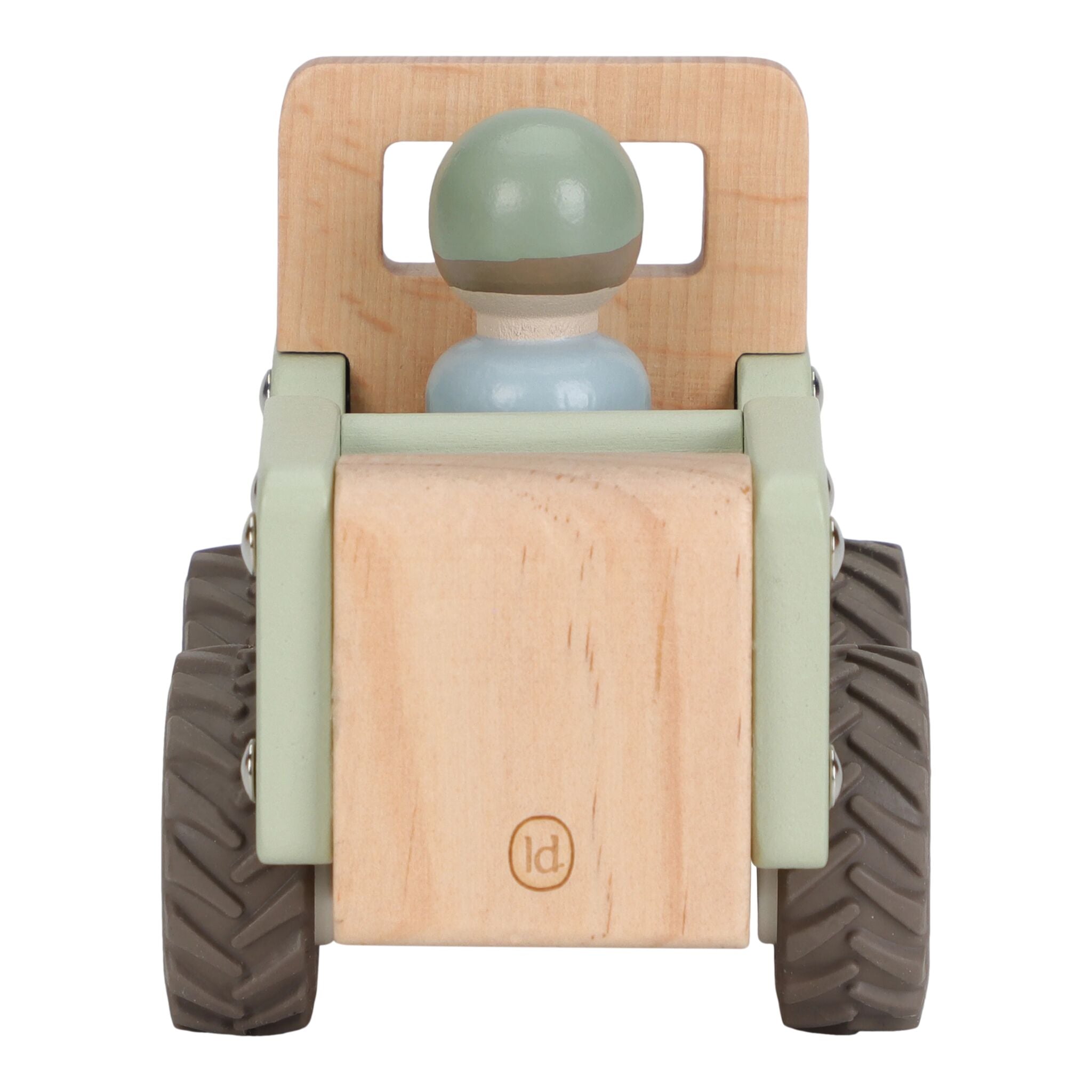 Safariauto aus Holz - Grün