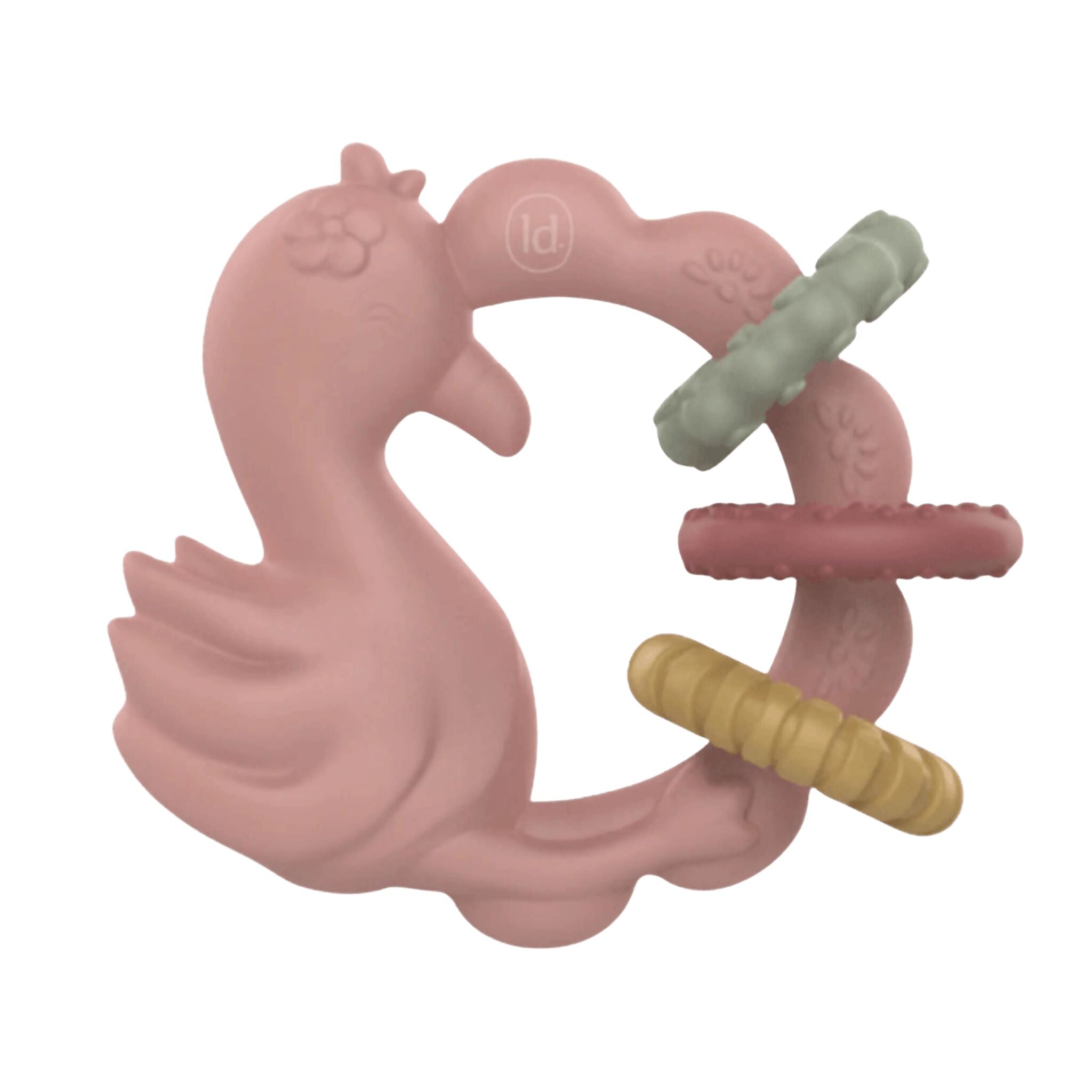 Bijtring Flamingo Roze