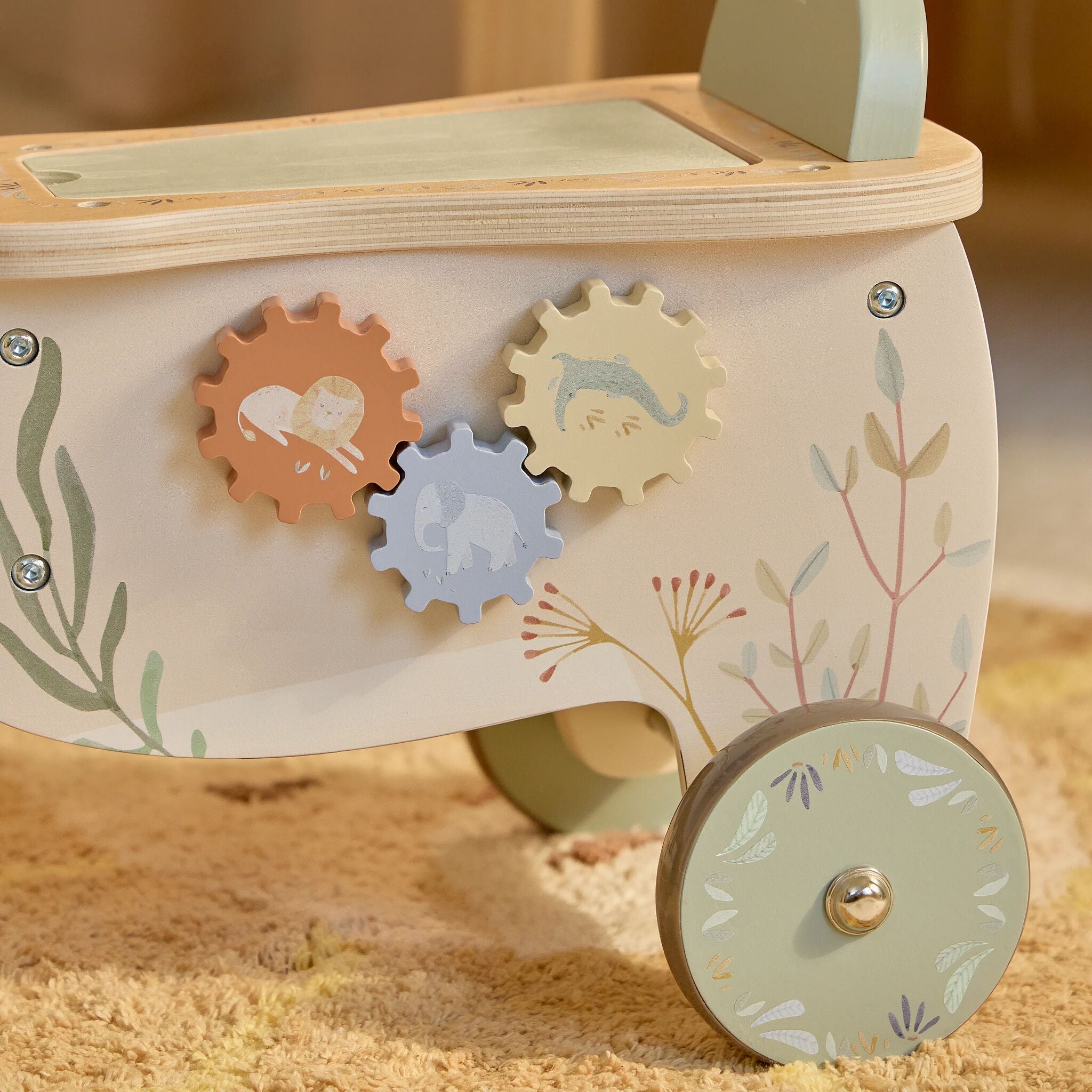 Balance bike Lion - Yellow