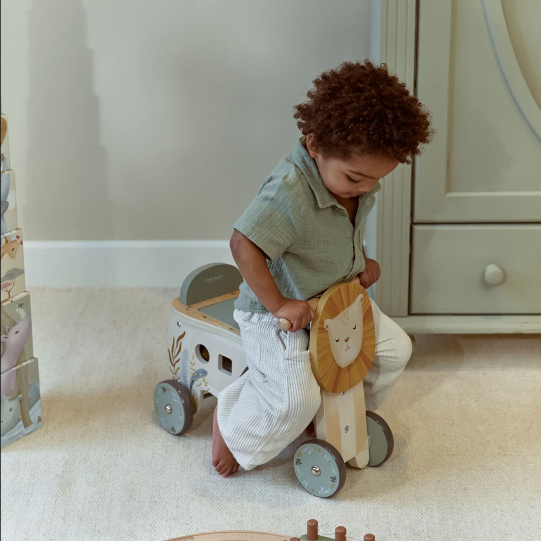 Balance bike Lion - Yellow