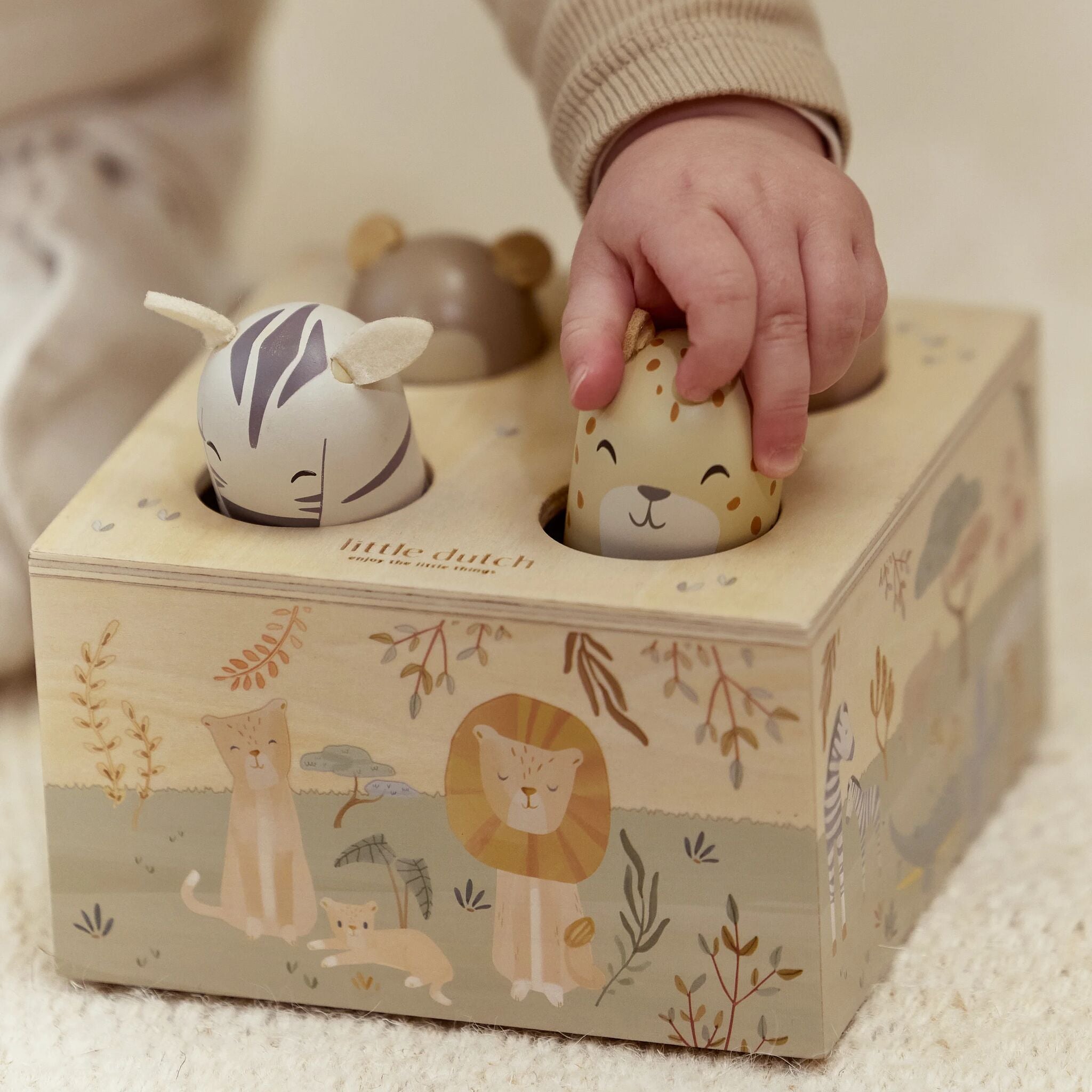 Pop-up aus Holz – Grün