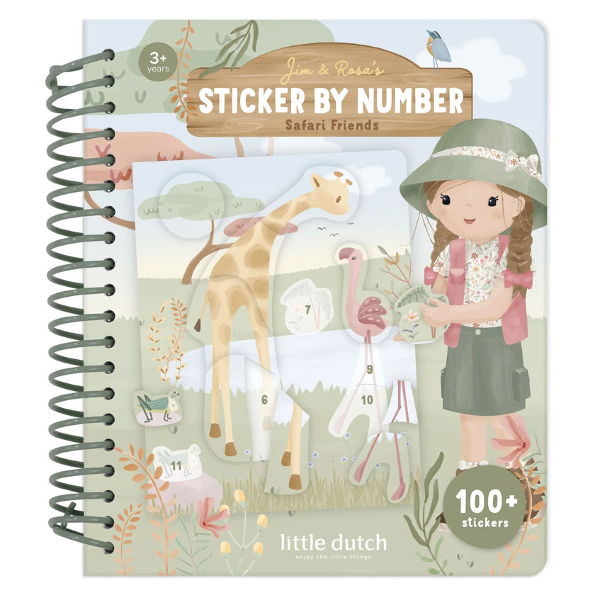 Stickerboek op nummer - Rosa