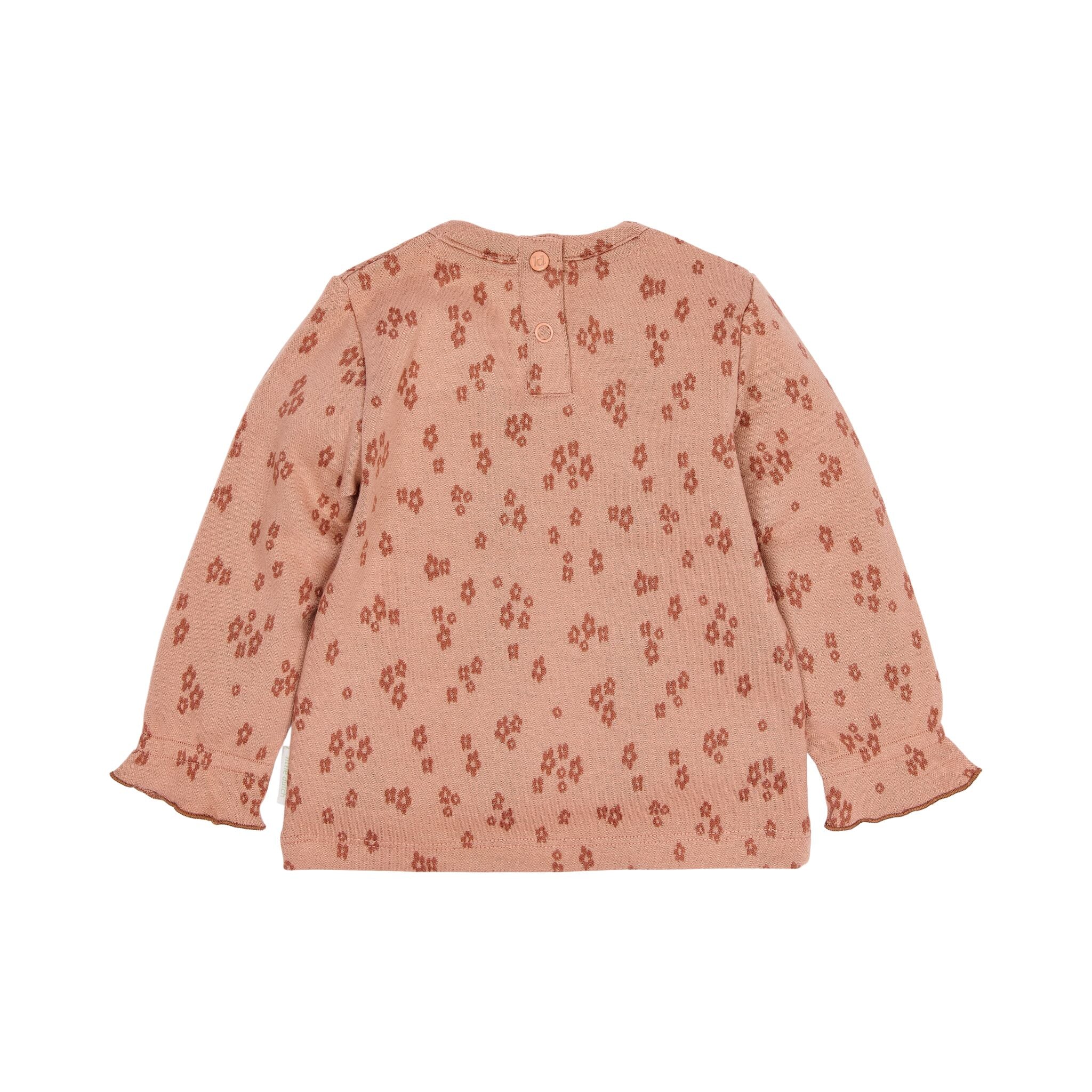 Shirt lange mouwen Roze Bloemenprint