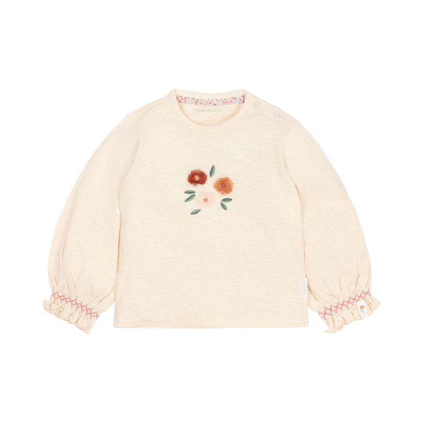 Shirt lange mouwen Beige