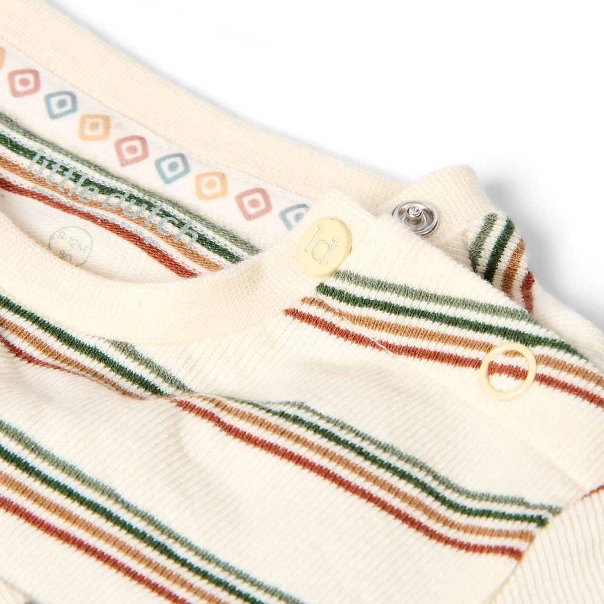 Langarmshirt Beige gestreift
