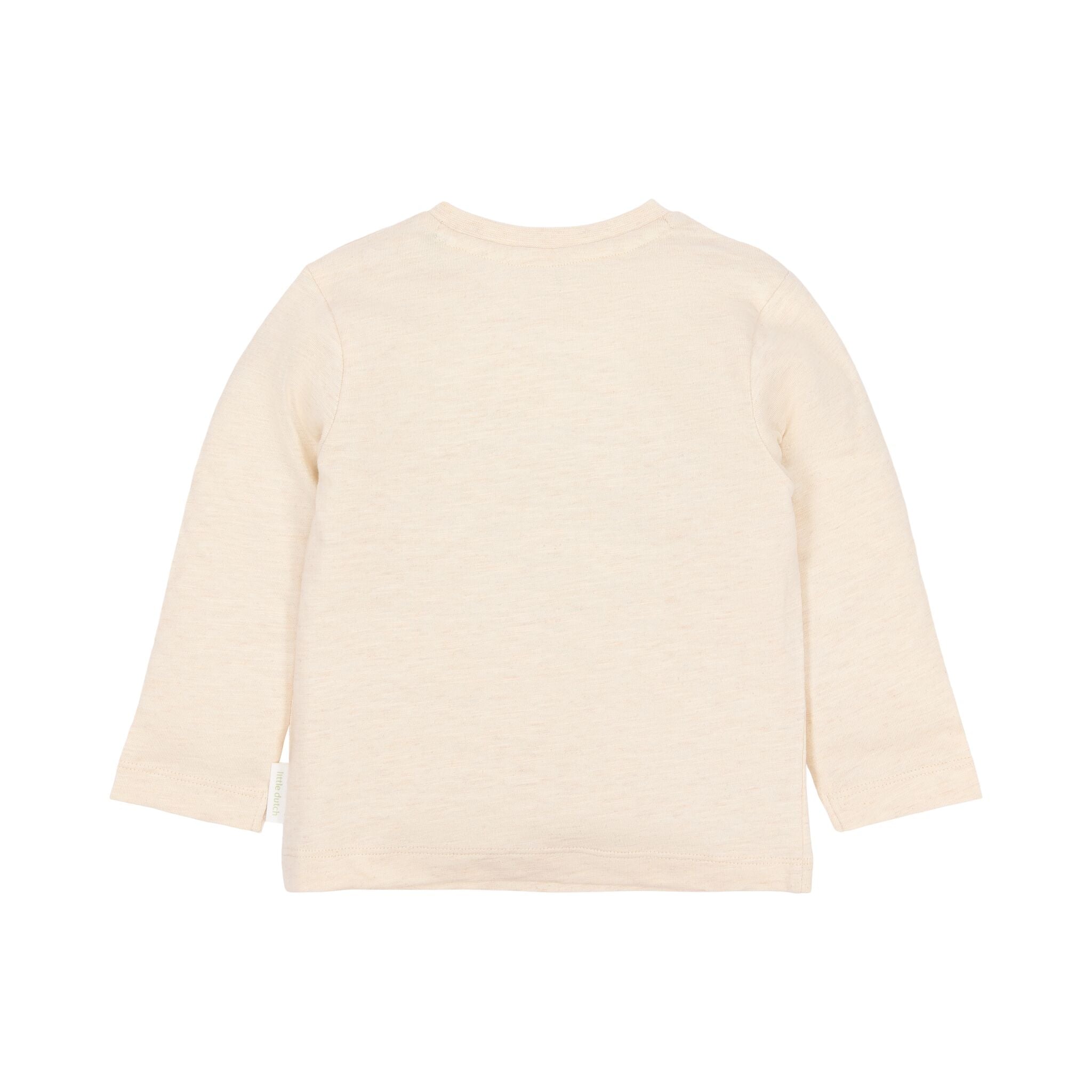 Beiges Langarmshirt mit Safari-Auto