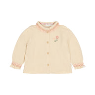 Blouse lange mouwen Beige
