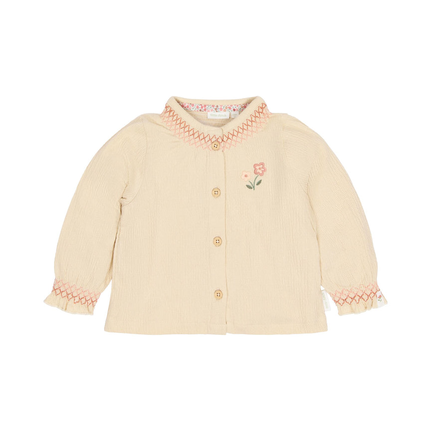 Blouse lange mouwen Beige
