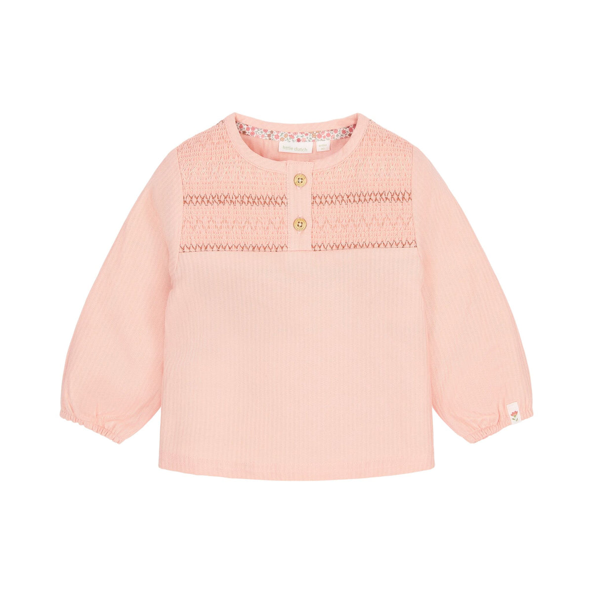 Blouse lange mouwen Roze