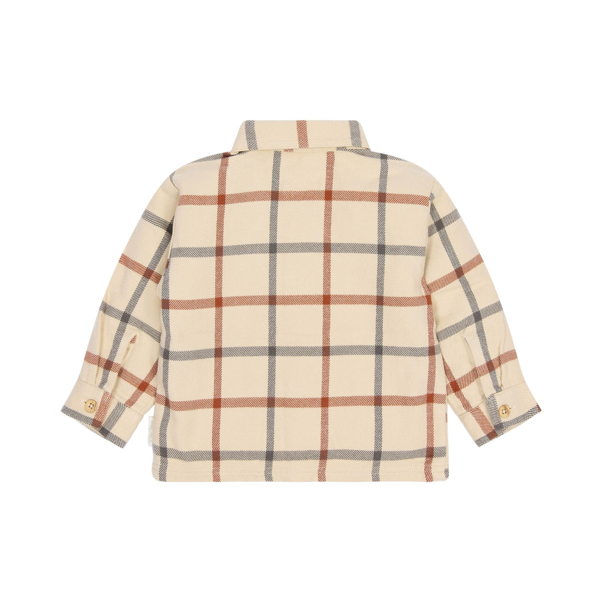 Overshirt Beige kariert