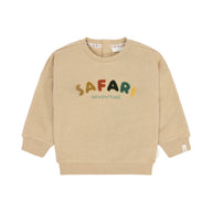 Pullover mit Sand-Safari-Print