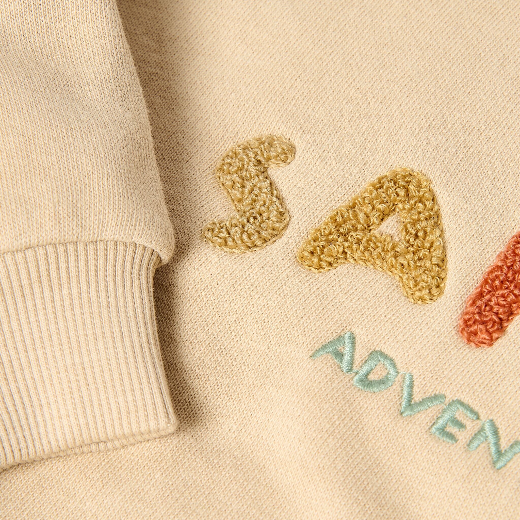 Pullover mit Sand-Safari-Print