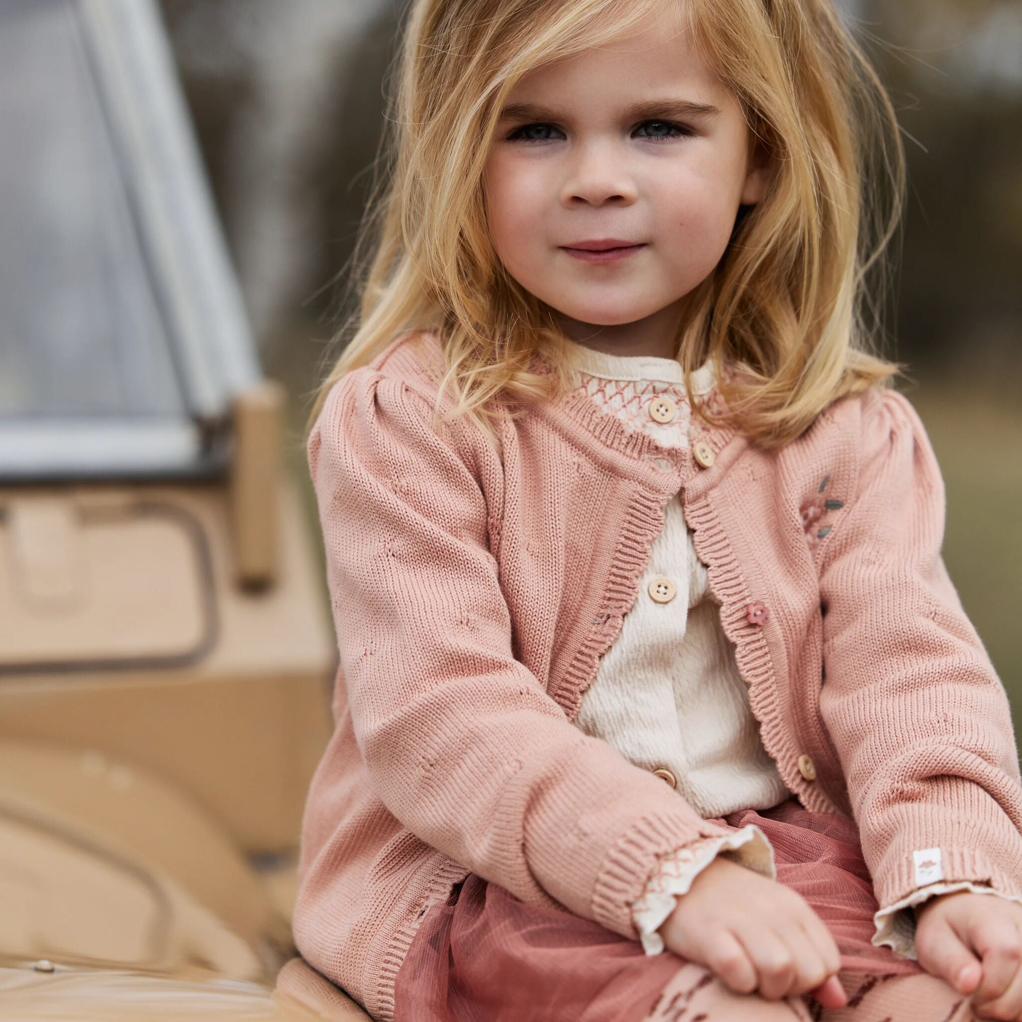 Strickjacke Rosa