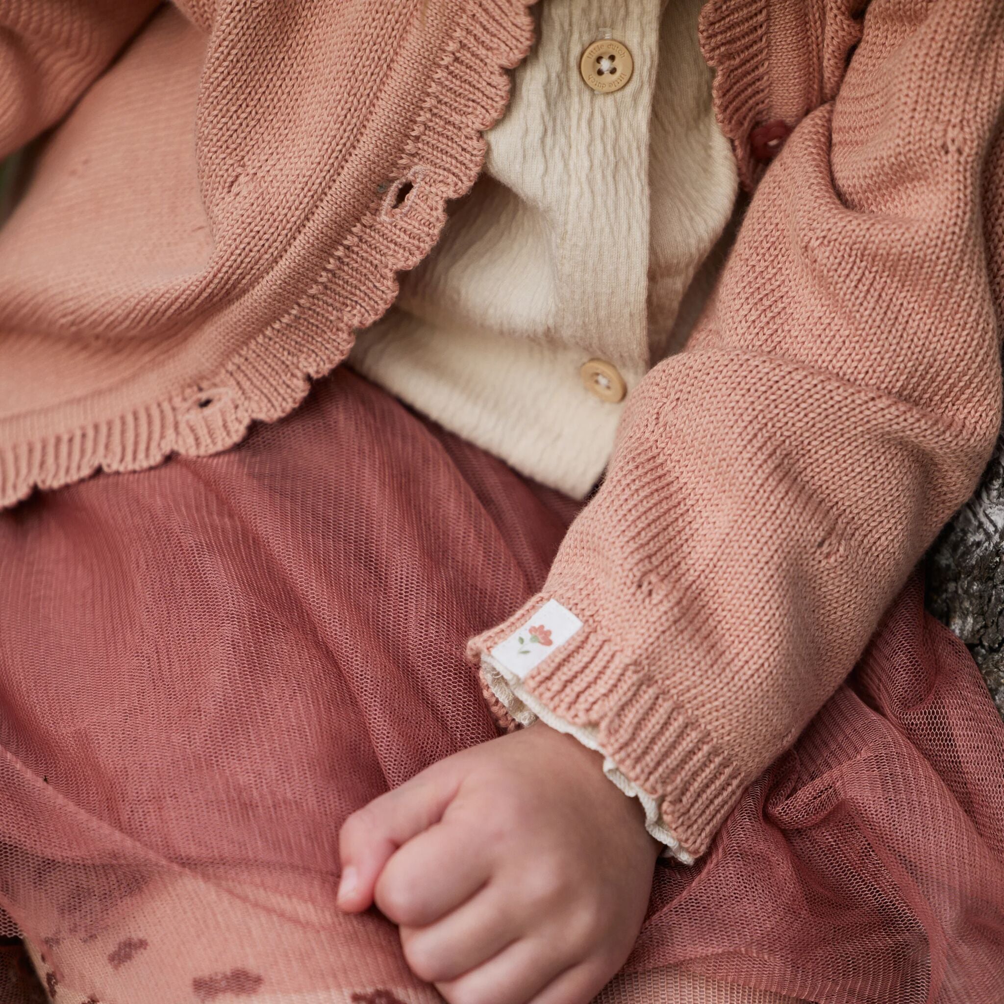 Strickjacke Rosa