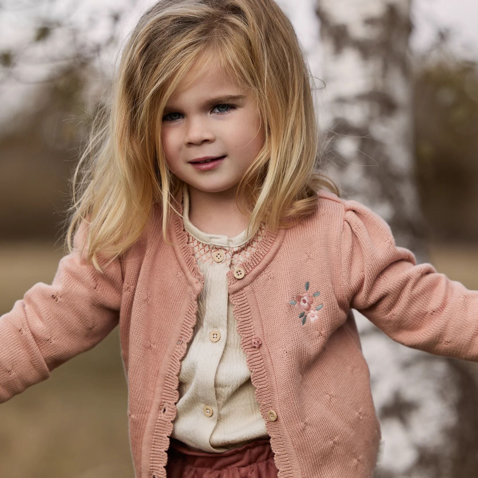 Strickjacke Rosa