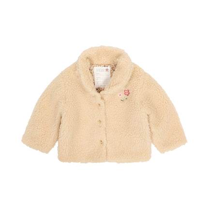 Teddy Vest Beige