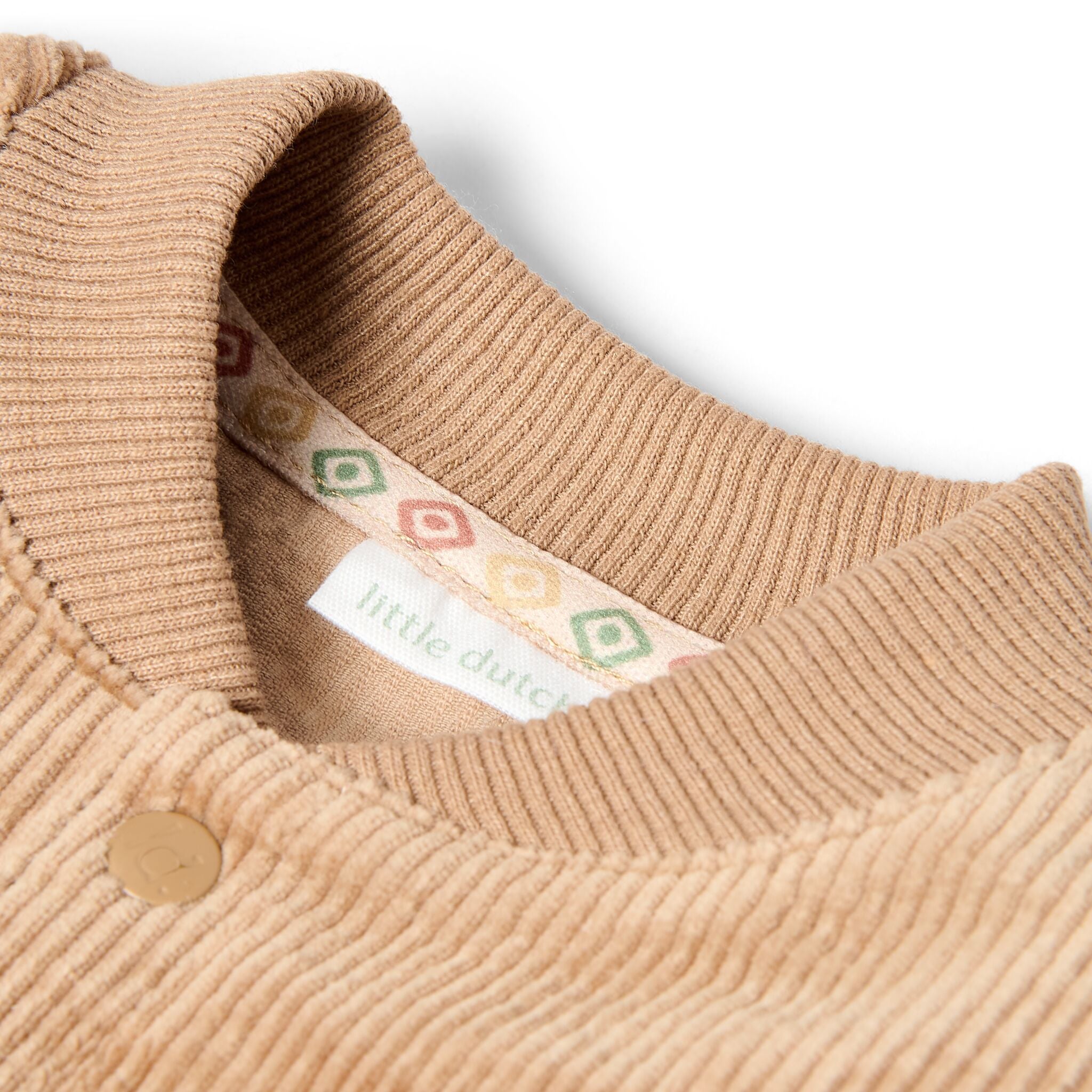 Strickjacke Cordbraun