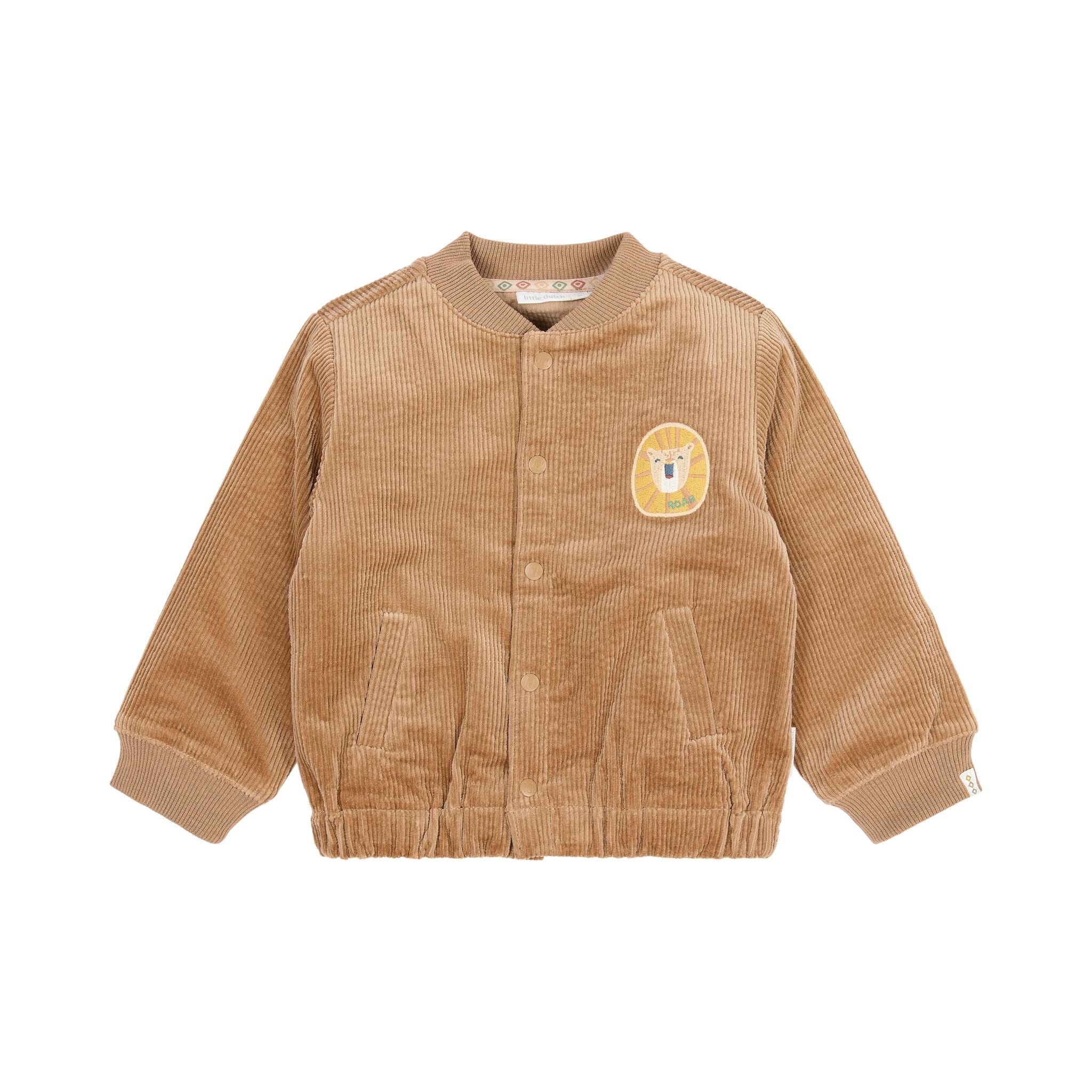 Strickjacke Cordbraun