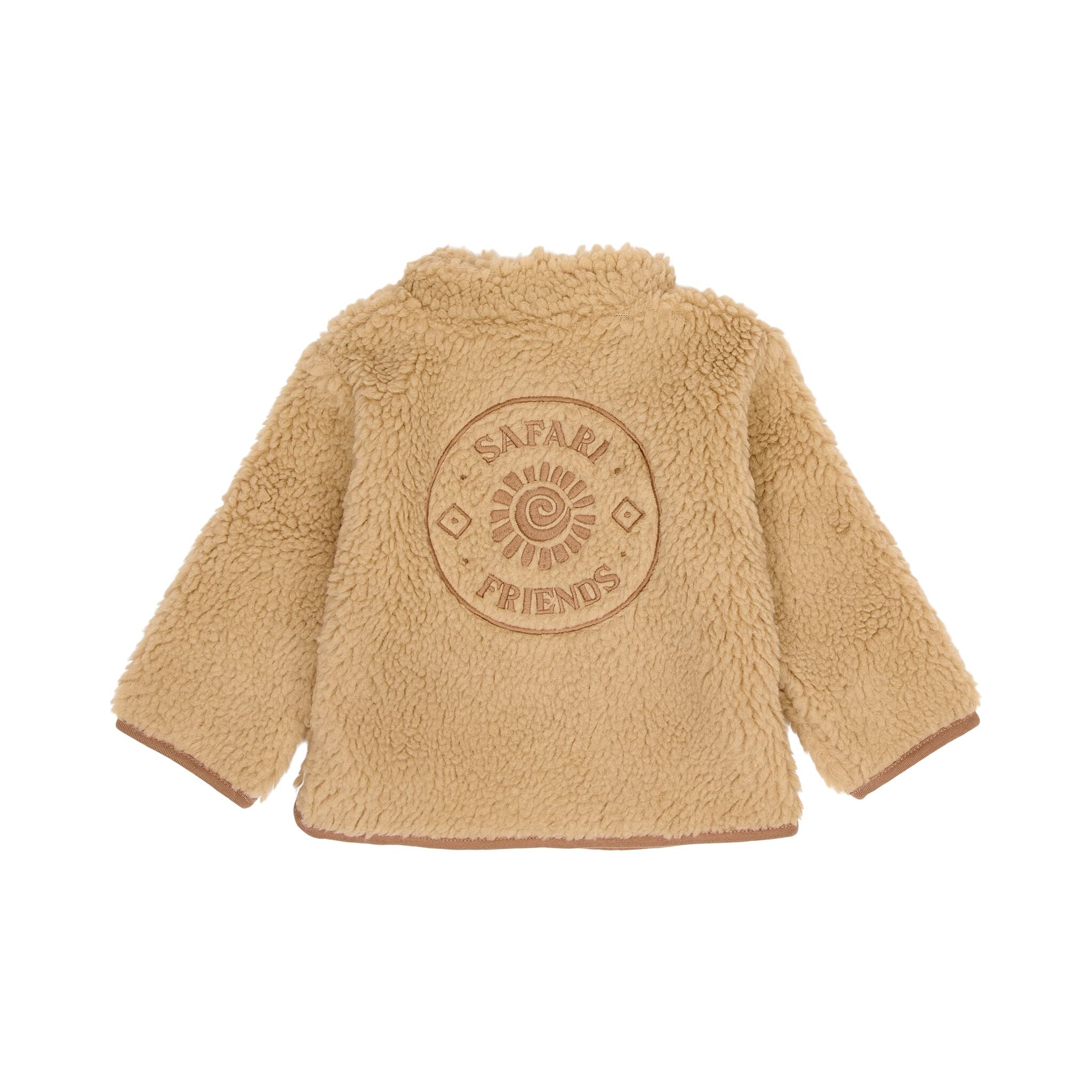 Teddy-Cardigan Sand