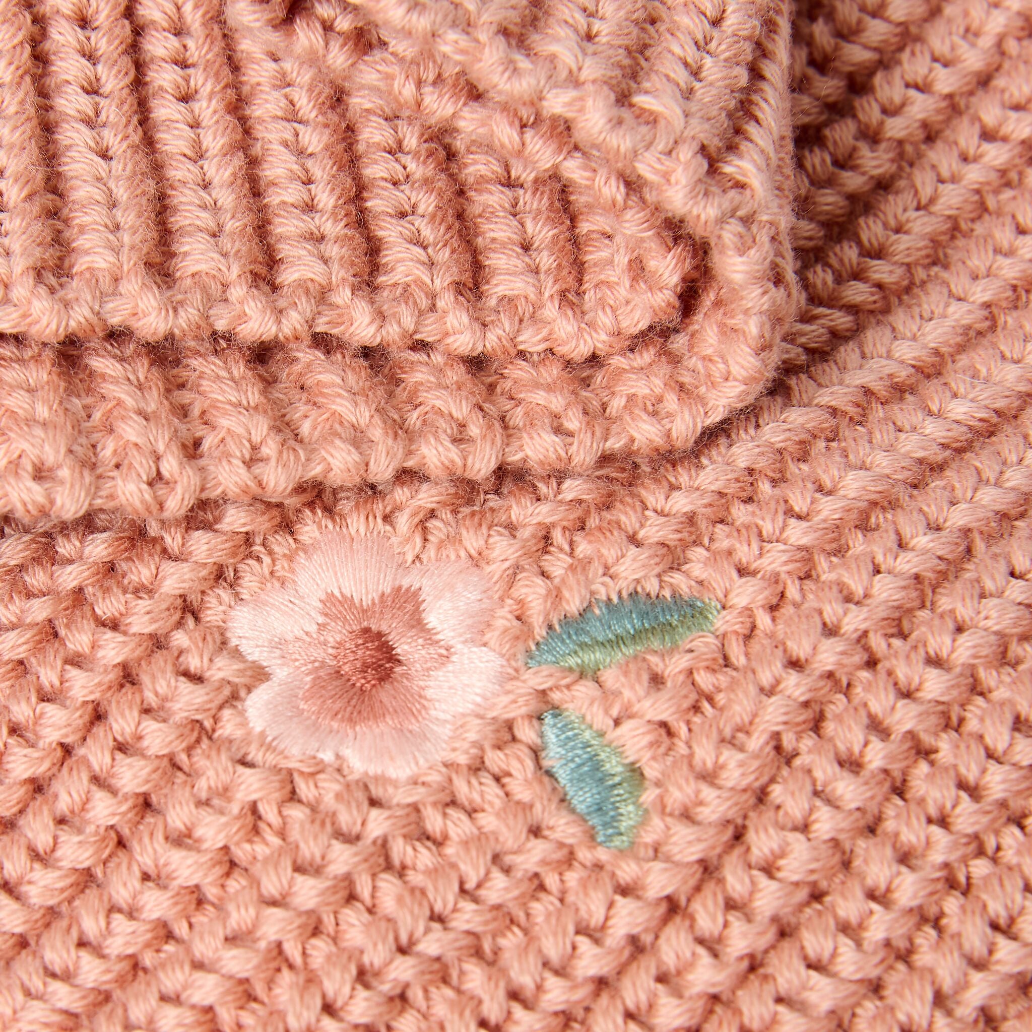 Gestrickter Schal, Rosa, Einheitsgröße