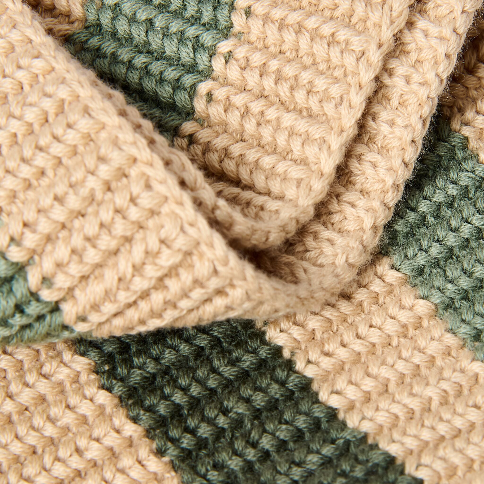 Gestrickter Schal Sand Einheitsgröße