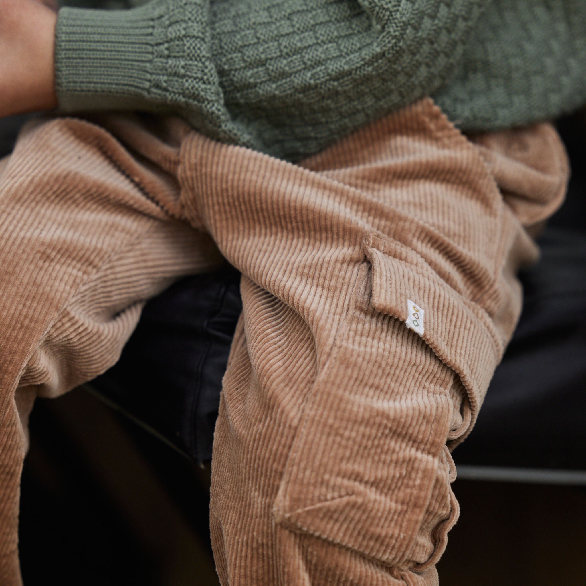 Cargohose Cord Braun
