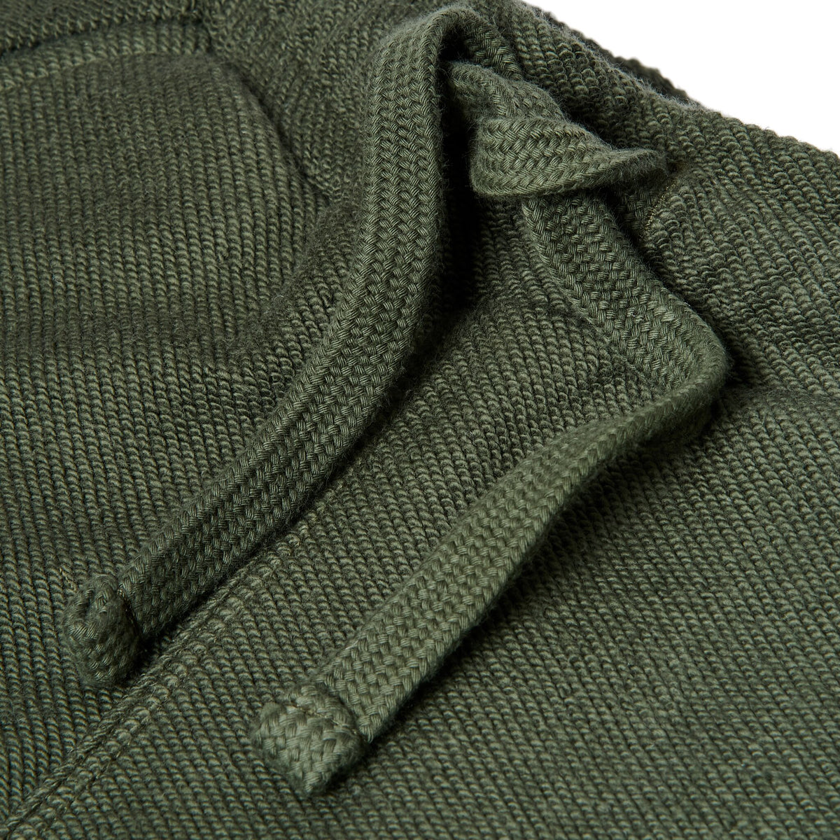 Cargohose aus grünem Sweatstoff