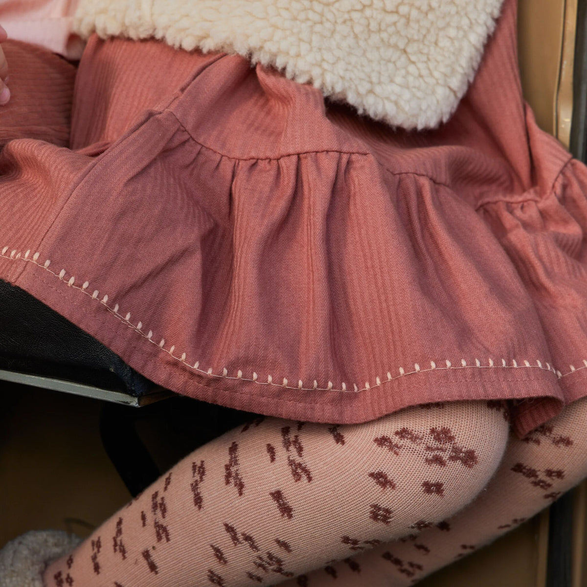 Kleid mit langen Ärmeln Rosa