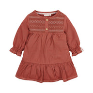 Kleid mit langen Ärmeln Rosa