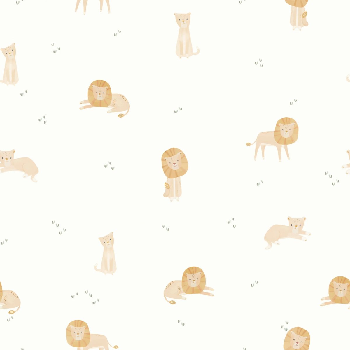 Behangstaal - Safari Leo - A5